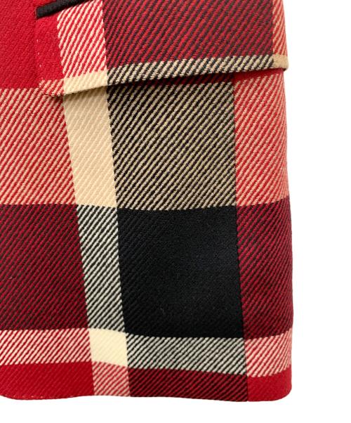 BLACK LABEL CRESTBRIDGE（ブラックレーベル クレストブリッジ）BLACK LABEL CRESTBRIDGE (ブラックレーベル クレストブリッジ) テーラードジャケット レッド×ブラック サイズ:Mの古着・服飾アイテム