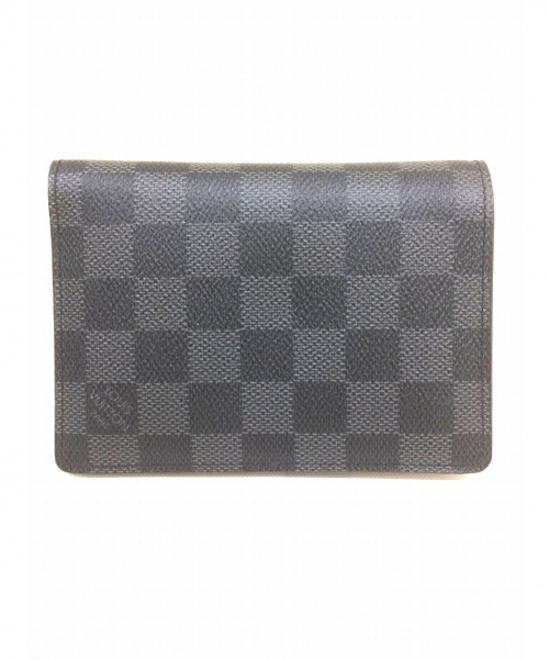 LOUIS VUITTON（ルイ ヴィトン）LOUIS VUITTON (ルイヴィトン)  ポルトフォイユ・レギュラー ブラック サイズ:- ダミエ・グラフィット N61226  CT1106の古着・服飾アイテム