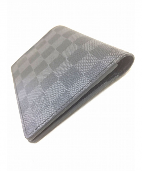 LOUIS VUITTON（ルイ ヴィトン）LOUIS VUITTON (ルイヴィトン)  ポルトフォイユ・レギュラー ブラック サイズ:- ダミエ・グラフィット N61226  CT1106の古着・服飾アイテム