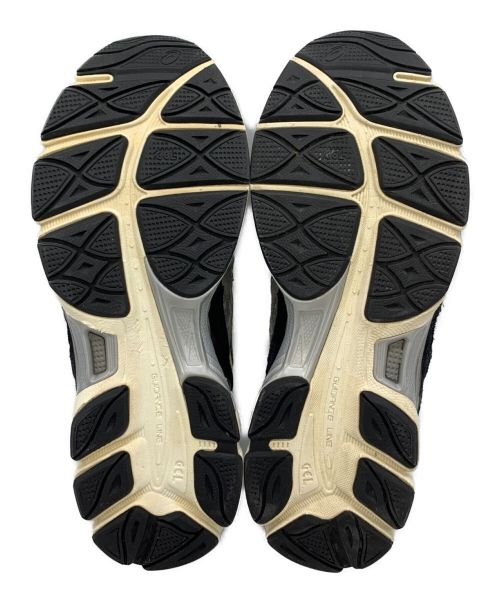 asics（アシックス）asics (アシックス) ローカットスニーカー ブラック×グレー サイズ:29の古着・服飾アイテム