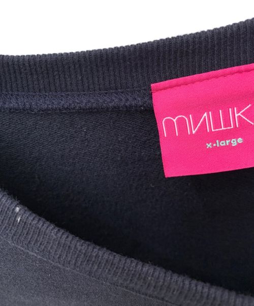 MNWKA（ミシュカ）MNWKA (ミシュカ) スウェット ネイビー サイズ:XLの古着・服飾アイテム