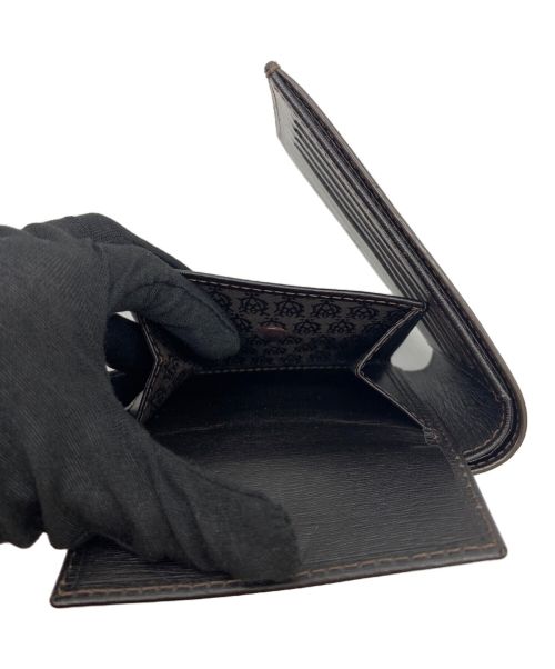 dunhill（ダンヒル）dunhill (ダンヒル) 2つ折り財布 ブラックの古着・服飾アイテム