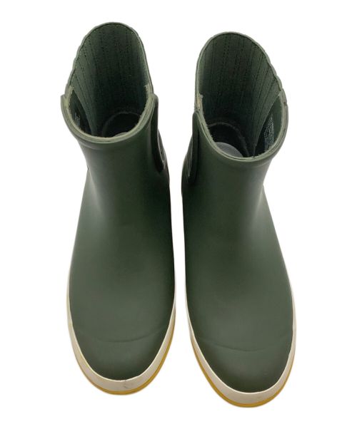 TORY BURCH（トリーバーチ）TORY BURCH (トリーバーチ) ラバーサイドゴアブーツ グリーン×イエロー サイズ:6の古着・服飾アイテム
