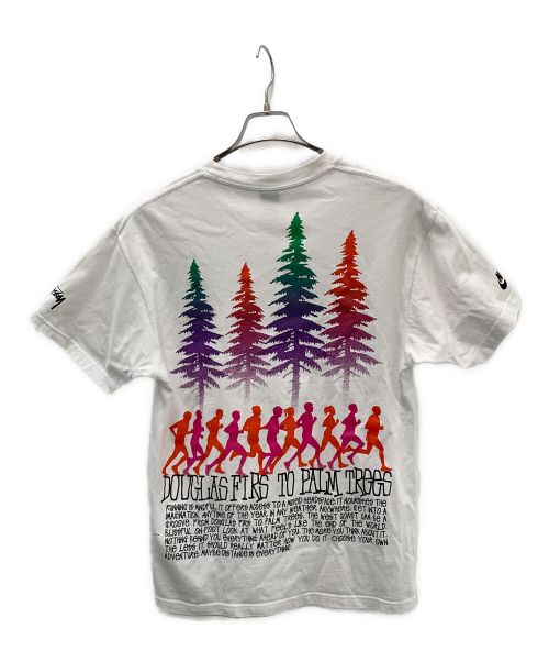 NIKE（ナイキ）NIKE (ナイキ) stussy (ステューシー) プリントTシャツ ホワイト サイズ:Ｍの古着・服飾アイテム