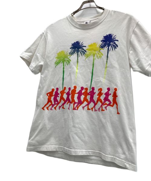 NIKE（ナイキ）NIKE (ナイキ) stussy (ステューシー) プリントTシャツ ホワイト サイズ:Ｍの古着・服飾アイテム