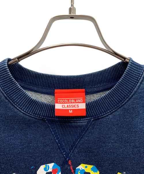 COCOLOBLAND（ココロブランド）COCOLOBLAND (ココロブランド) スウェット インディゴ サイズ:Ｍの古着・服飾アイテム