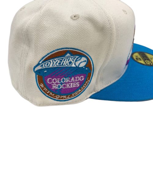 New Era（ニューエラ）New Era (ニューエラ) キャップ ブルー×ホワイト サイズ:61.5㎝の古着・服飾アイテム