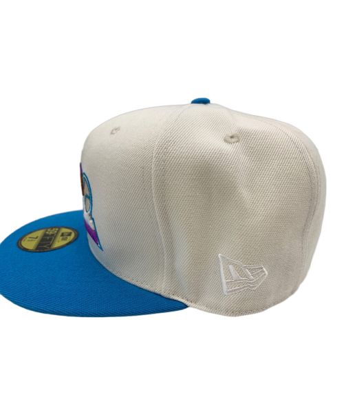 New Era（ニューエラ）New Era (ニューエラ) キャップ ブルー×ホワイト サイズ:61.5㎝の古着・服飾アイテム