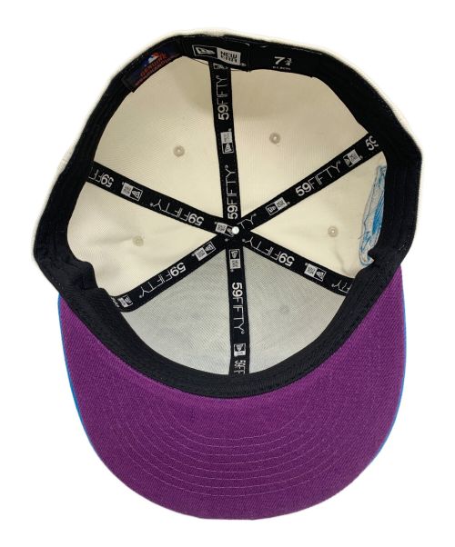 New Era（ニューエラ）New Era (ニューエラ) キャップ ブルー×ホワイト サイズ:61.5㎝の古着・服飾アイテム