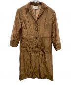 TODAYFULトゥデイフル）の古着「シアーシャツガウン」｜ブラウン