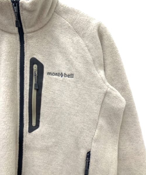 mont-bell（モンベル）mont-bell (モンベル) フリースジップアップジャケット ホワイト サイズ:Sの古着・服飾アイテム