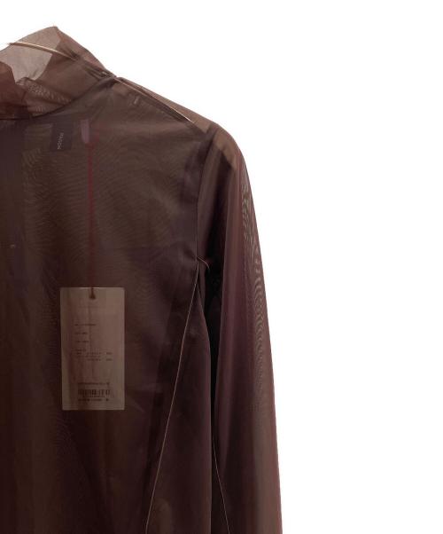 MAISON SPECIAL（メゾンスペシャル）MAISON SPECIAL (メゾンスペシャル) シアー長袖ブラウス ブラウン サイズ:Ｍ 未使用品の古着・服飾アイテム