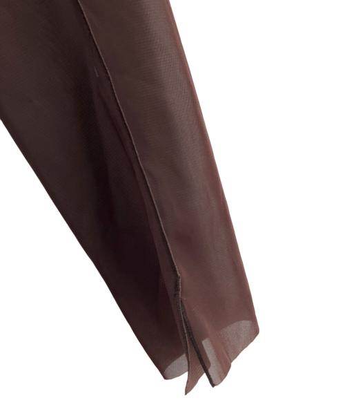 MAISON SPECIAL（メゾンスペシャル）MAISON SPECIAL (メゾンスペシャル) シアー長袖ブラウス ブラウン サイズ:Ｍ 未使用品の古着・服飾アイテム