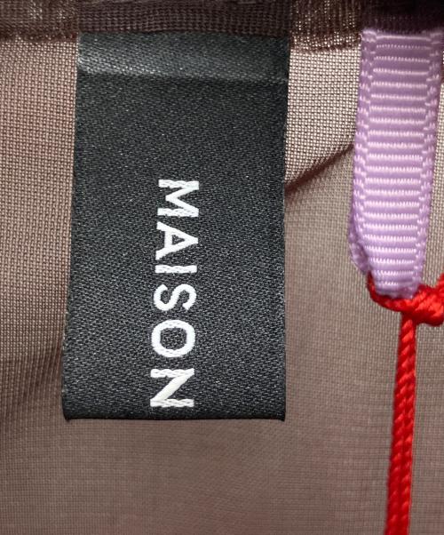 MAISON SPECIAL（メゾンスペシャル）MAISON SPECIAL (メゾンスペシャル) シアー長袖ブラウス ブラウン サイズ:Ｍ 未使用品の古着・服飾アイテム