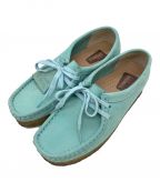 CLARKSクラークス）の古着「ワラビー」｜スカイブルー