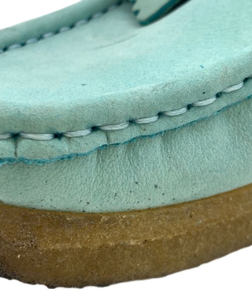 CLARKS（クラークス）CLARKS (クラークス) ワラビー スカイブルー サイズ:22.5cmの古着・服飾アイテム