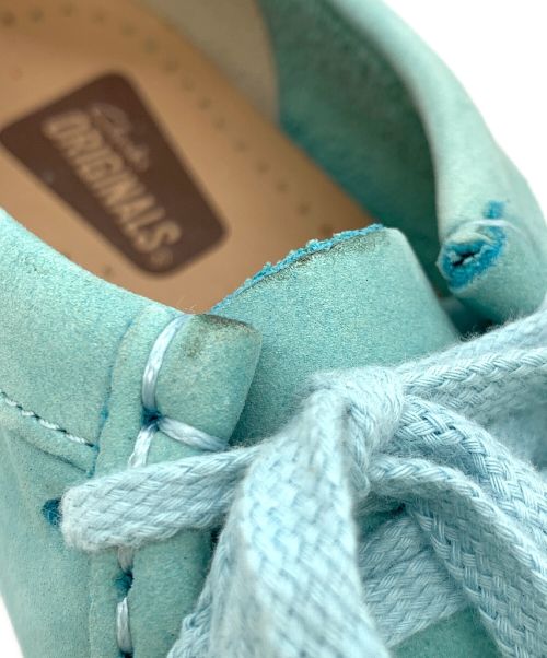 CLARKS（クラークス）CLARKS (クラークス) ワラビー スカイブルー サイズ:22.5cmの古着・服飾アイテム