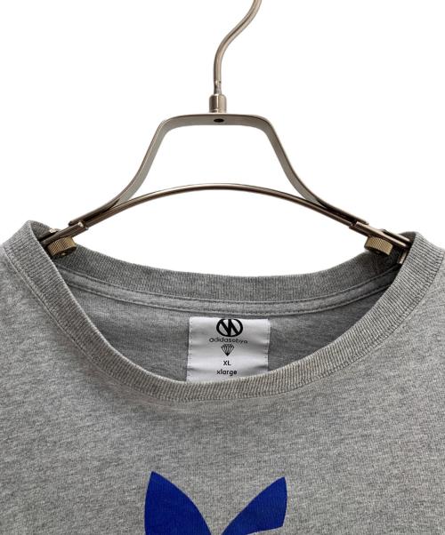 adidas（アディダス）adidas (アディダス) NEIGHBORHOOD (ネイバーフッド) Tシャツ グレー サイズ:XLの古着・服飾アイテム