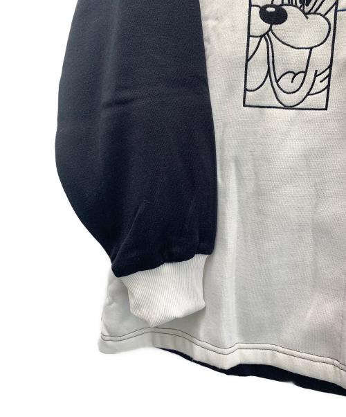 IMPRESSIVE（インプレッシブ）IMPRESSIVE (インプレッシブ) スウェット ブラック×ホワイト サイズ:Lの古着・服飾アイテム