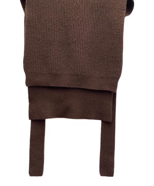 Ameri（アメリ）AMERI (アメリ) VEST LAYERED SHIRT DRESS ブラウン サイズ:Ｓの古着・服飾アイテム