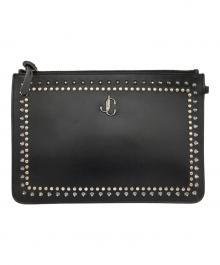 JIMMY CHOO（ジミーチュウ）の古着「クラッチバッグ」｜ブラック