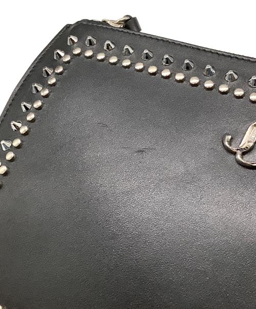 JIMMY CHOO（ジミーチュウ）JIMMY CHOO (ジミーチュウ) クラッチバッグ ブラックの古着・服飾アイテム