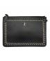 JIMMY CHOO（ジミーチュウ）の古着「クラッチバッグ」｜ブラック