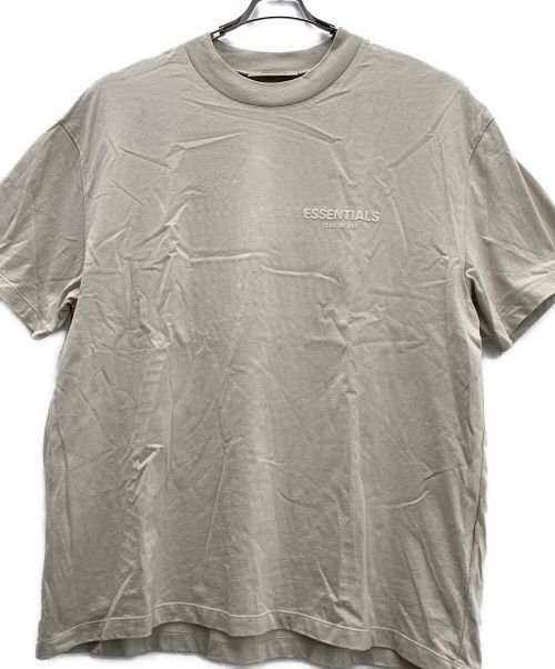 FOG ESSENTIALS（フィアオブゴッド エッセンシャル）FOG ESSENTIALS (フィアオブゴッド エッセンシャル) ロゴカットソー ベージュ サイズ:Lの古着・服飾アイテム