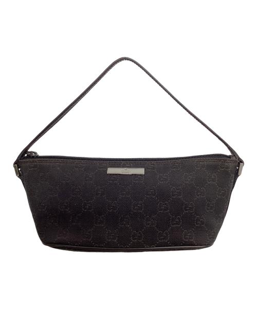 GUCCI（グッチ）GUCCI (グッチ) アクセサリーポーチ ブラックの古着・服飾アイテム