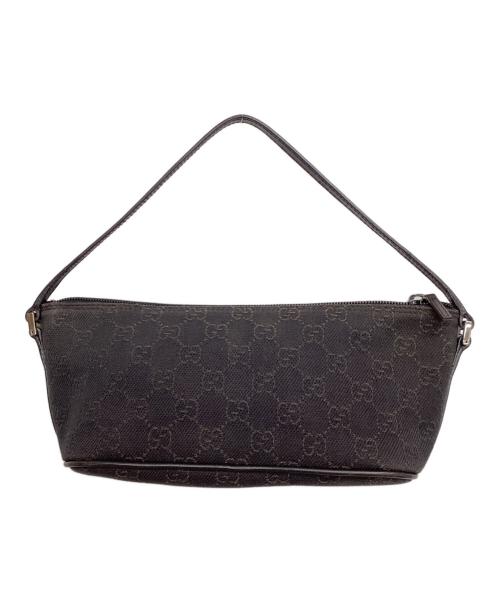 GUCCI（グッチ）GUCCI (グッチ) アクセサリーポーチ ブラックの古着・服飾アイテム