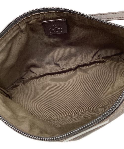 GUCCI（グッチ）GUCCI (グッチ) アクセサリーポーチ ブラックの古着・服飾アイテム