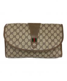 GUCCI（グッチ）の古着「クラッチバッグ」｜ブラウン