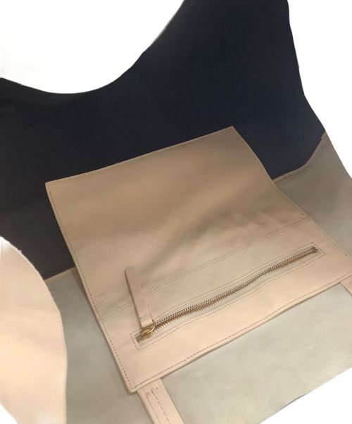CELINE（セリーヌ）CELINE (セリーヌ) トートバッグ ブラック×ベージュの古着・服飾アイテム