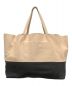CELINE (セリーヌ) トートバッグ ブラック×ベージュ：22000円