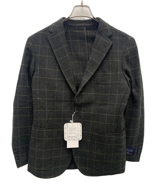 URBAN RESEARCH DOORS（アーバンリサーチドアーズ）URBAN RESEARCH DOORS (アーバンリサーチ ドアーズ) IN.TES .PRA テーラードジャケット オリーブ サイズ:46の古着・服飾アイテム