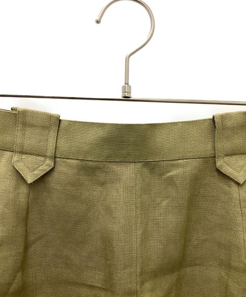 CHANEL（シャネル）CHANEL (シャネル) リネンスカート カーキ サイズ:SIZE 36の古着・服飾アイテム