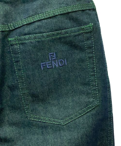 FENDI（フェンディ）FENDI (フェンディ) デニムパンツ インディゴ サイズ:Sサイズの古着・服飾アイテム
