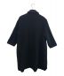 ApuntoB (アプントビー) ウールブレンドステンカラーコート ブラック サイズ:Mサイズ：18000円