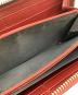 中古・古着 GUCCI (グッチ) グッチシマ ラウンドファスナー長財布 レッド：9000円