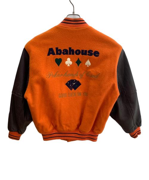 ABAHOUSE（アバハウス）ABAHOUSE (アバハウス) スタジャン オレンジ×ブラウン サイズ:FREEの古着・服飾アイテム