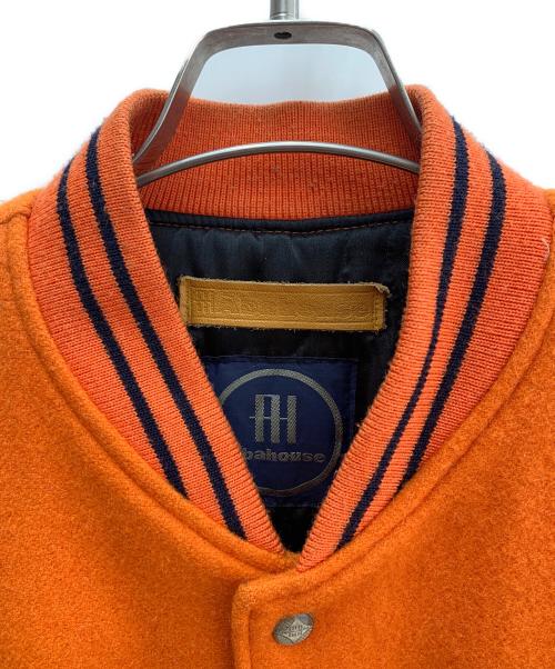 ABAHOUSE（アバハウス）ABAHOUSE (アバハウス) スタジャン オレンジ×ブラウン サイズ:FREEの古着・服飾アイテム