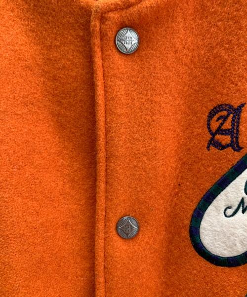 ABAHOUSE（アバハウス）ABAHOUSE (アバハウス) スタジャン オレンジ×ブラウン サイズ:FREEの古着・服飾アイテム