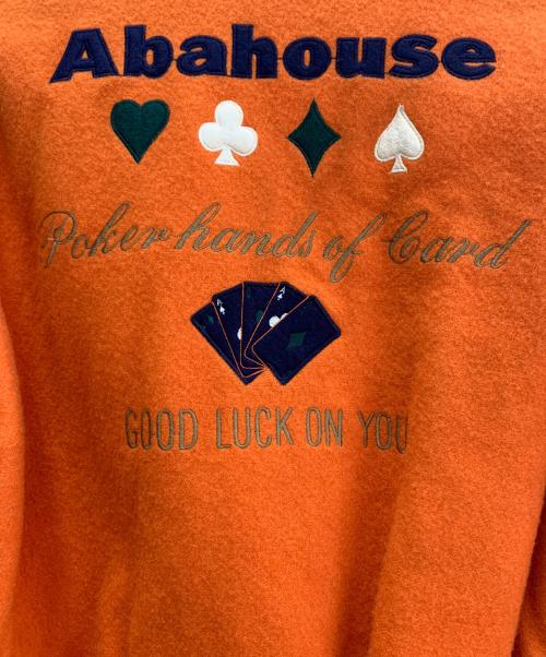 ABAHOUSE（アバハウス）ABAHOUSE (アバハウス) スタジャン オレンジ×ブラウン サイズ:FREEの古着・服飾アイテム