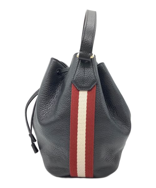 BALLY（バリー）BALLY (バリー) ショルダーバッグ ブラック×レッドの古着・服飾アイテム