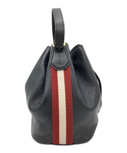 BALLY（バリー）BALLY (バリー) ショルダーバッグ ブラック×レッドの古着・服飾アイテム