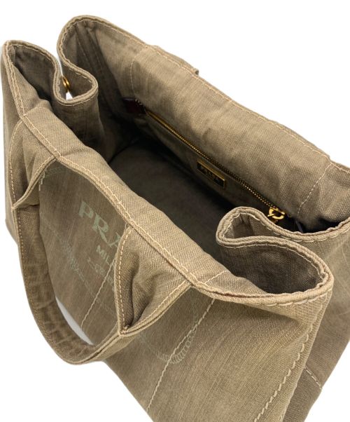 PRADA（プラダ）PRADA (プラダ) カナパトートバッグ ベージュの古着・服飾アイテム