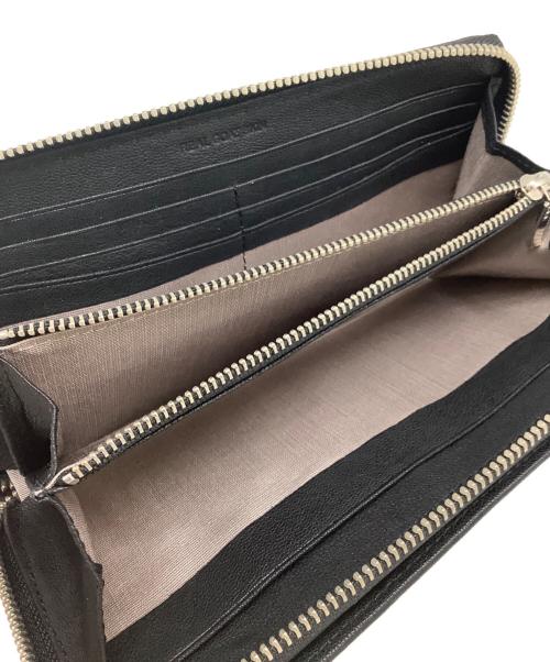 PAUL SMITH（ポールスミス）Paul Smith (ポールスミス) ハイライトステッチ長財布 ブラックの古着・服飾アイテム