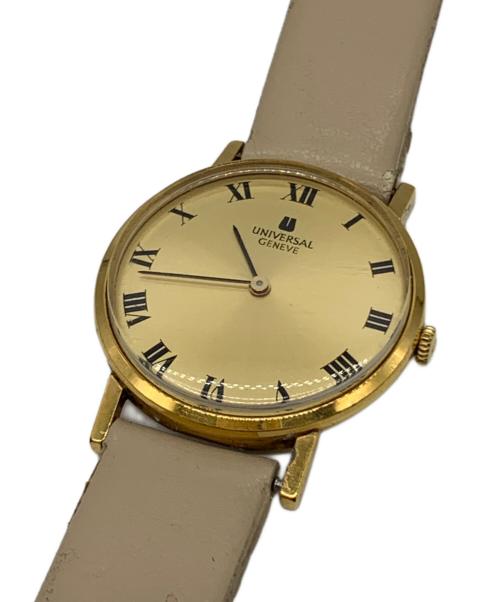 UNIVERSAL GENEVE（ユニヴァーサルジュネーブ）UNIVERSAL GENEVE (ユニヴァーサルジュネーブ) リストウォッチ ベージュの古着・服飾アイテム