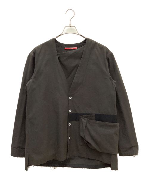 Leh（レー）LEH (レー) カーディガン ダークオリーブ サイズ:Ｍの古着・服飾アイテム