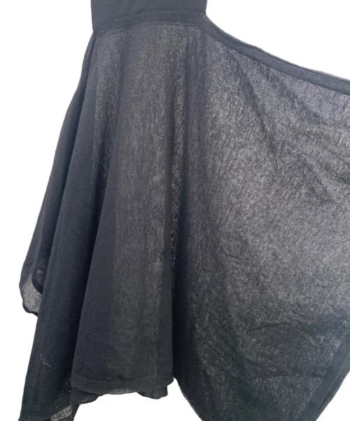 TAN（タン）TAN (タン) 変則ニットワンピース ブラック サイズ:FREE 未使用品の古着・服飾アイテム
